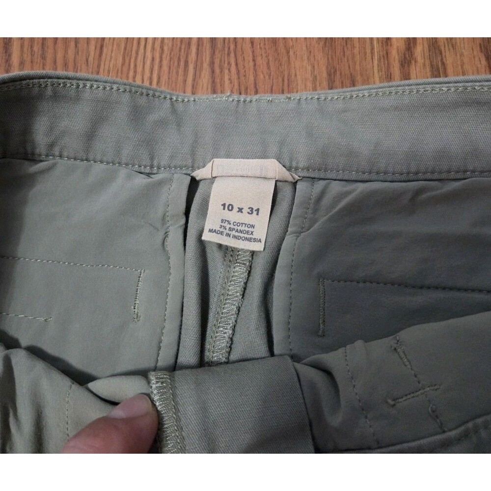 Duluth Trading Co Women's 10x31 Gray Stretch Pants 97% Cotton - Picture 5 of 6